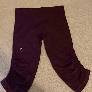 Lululemon less than 3/4 length leggings